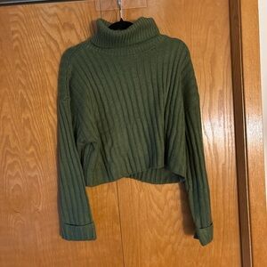 Fashion Nova Olive Turtleneck Sweater